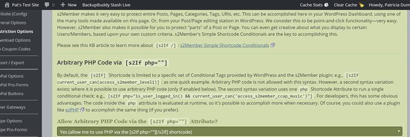 allow-arbitrary-php-code
